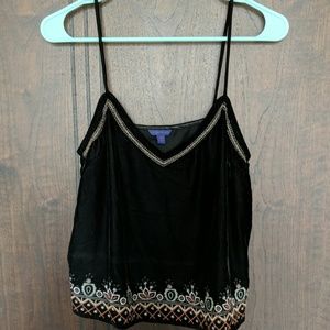 [Aeropostale] black velvet top